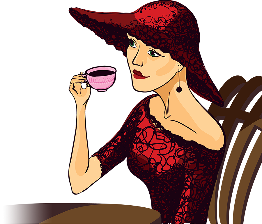 Illustration representing Marmaduke’s Tearooms at Nunthorpe Hall