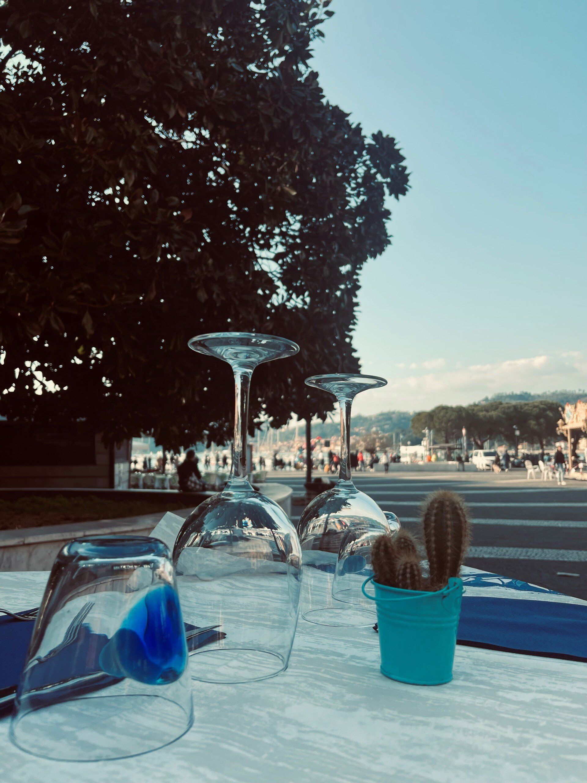 Ristorante con vista mare