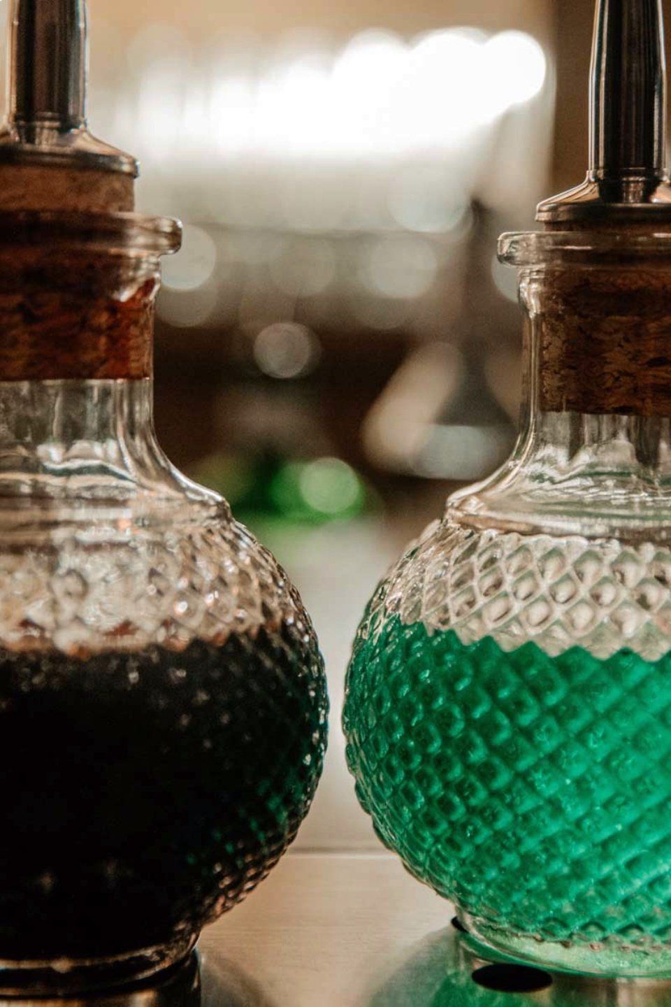 Cocktail bar in the style of the 1920s