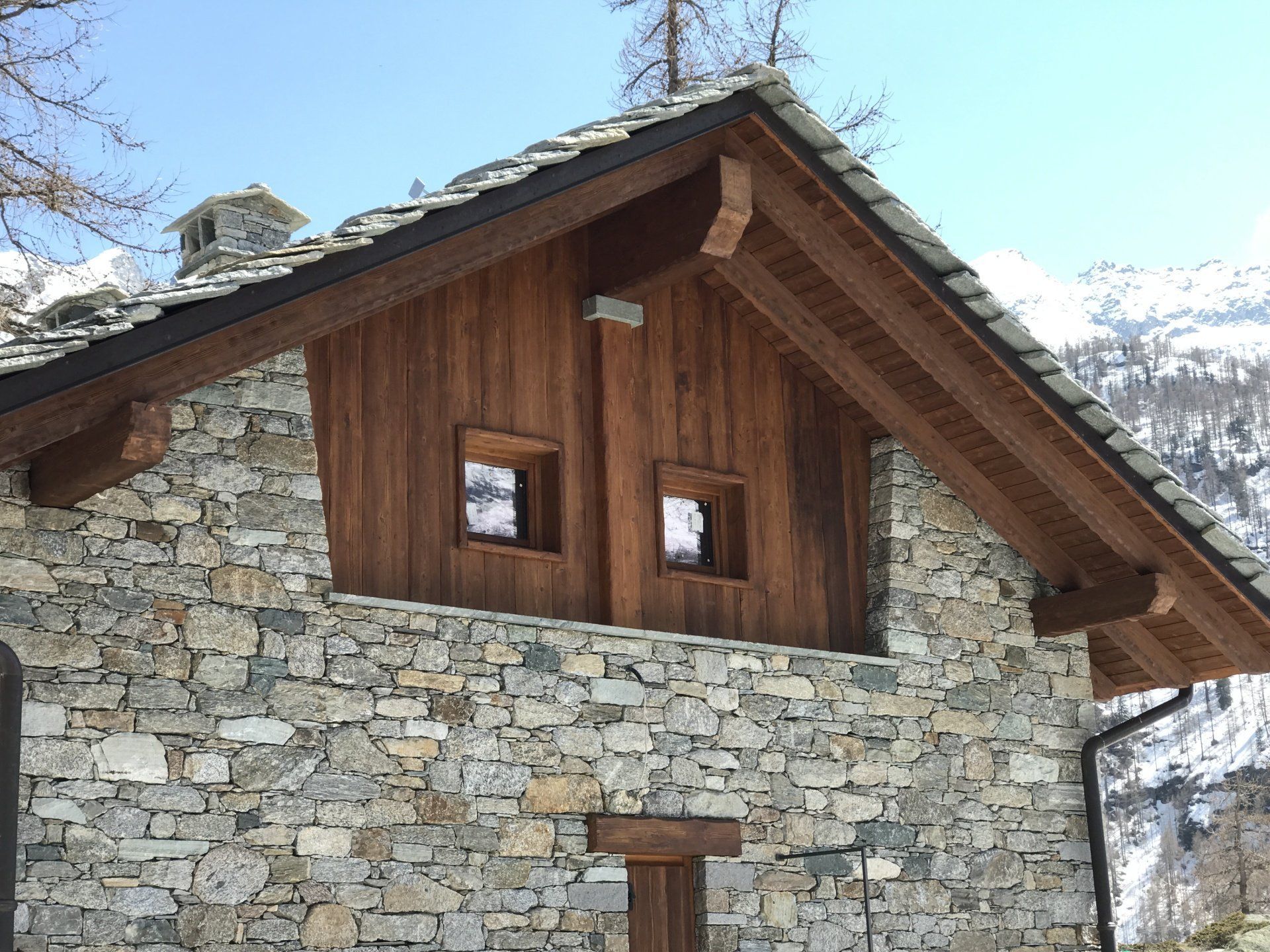 parete esterna in legno