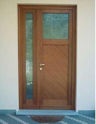 portoni d'ingresso in legno