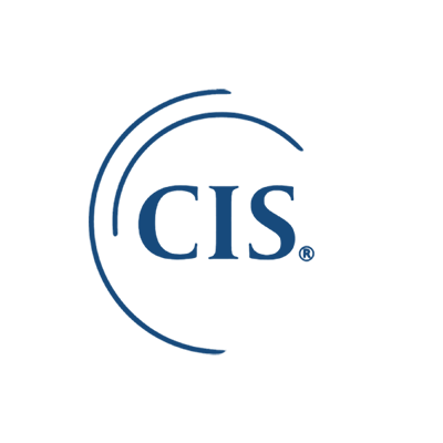 Logo of CIS, a blue-colored acronym within a curved, blue border.