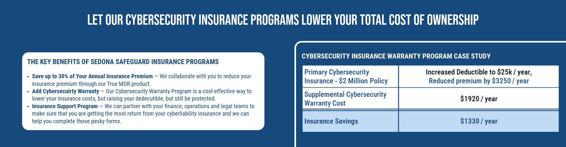 Product Ad Artwork for Newsletter - Security Insurance Programs