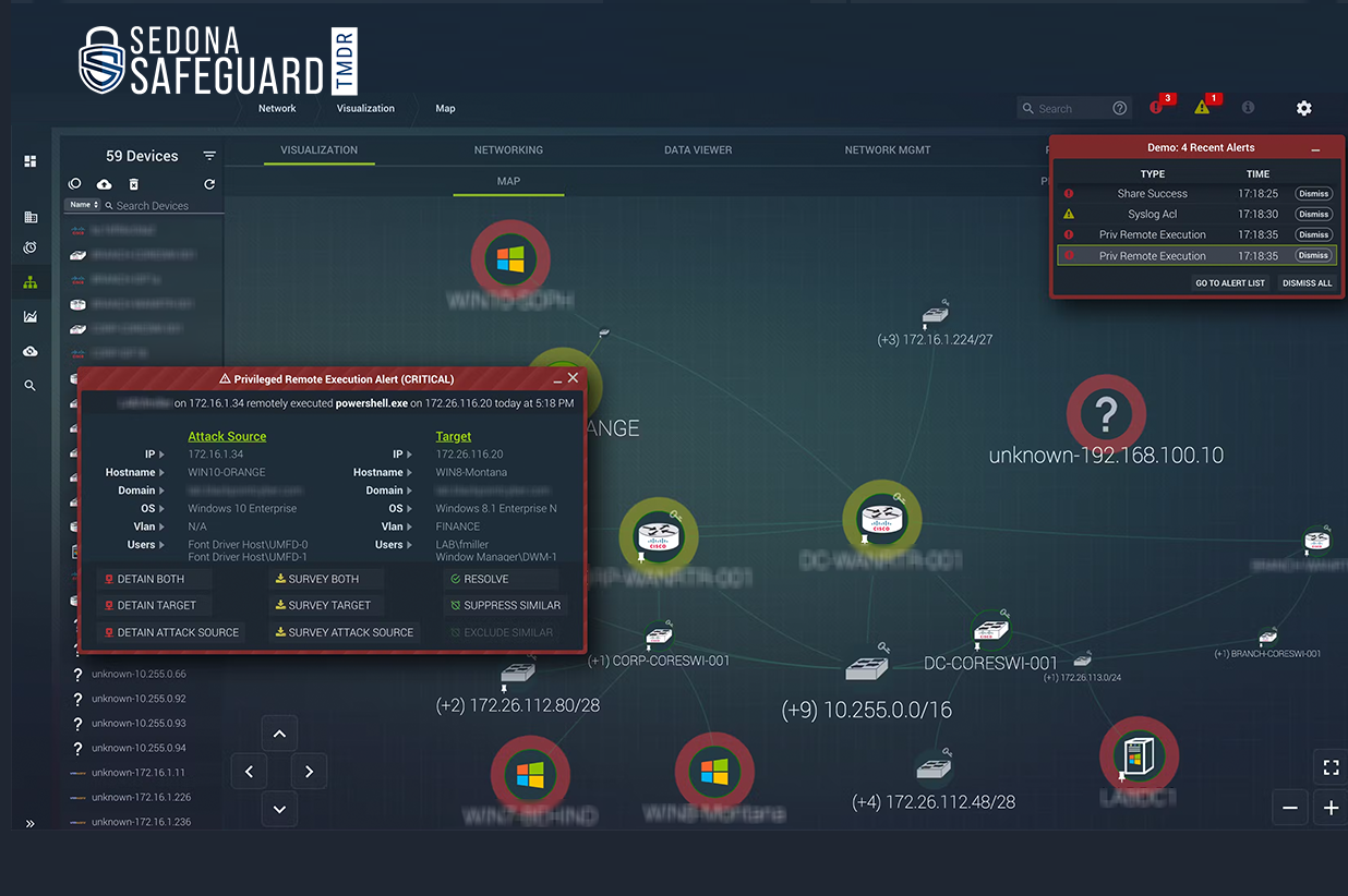 Safeguard TMDR screenshot
