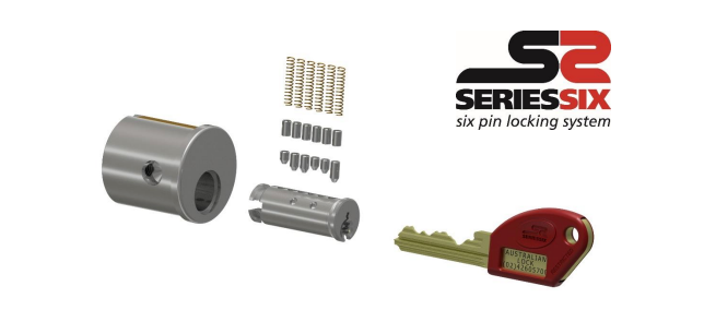 Silver Metal Cylinder With Circular Holes, and End Notch — Yamba Locksmiths in Yamba, NSW