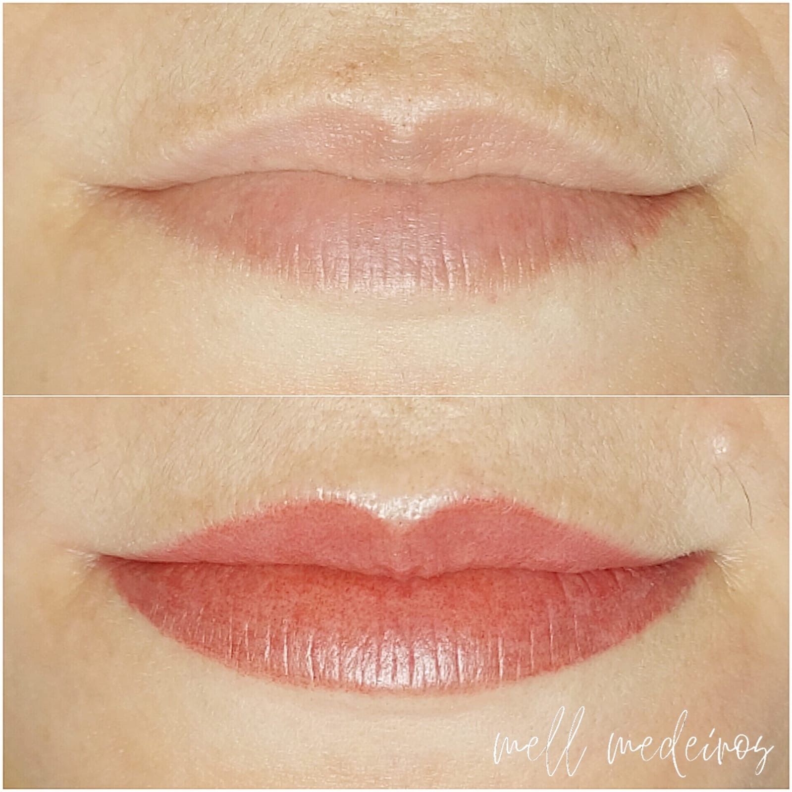 Micropigmentation des Lèvres (Lip Blush) - Melissa Medeiros - Mell Medeiros