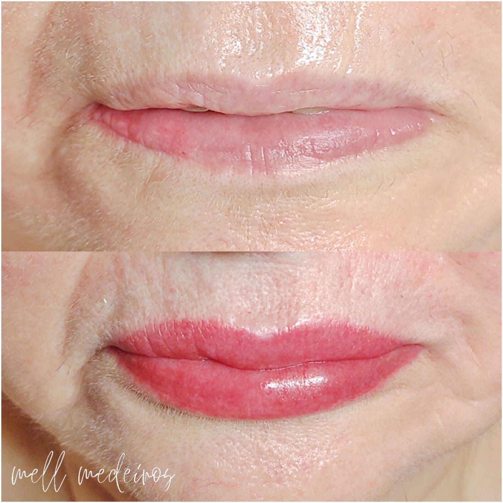 Micropigmentation des Lèvres (Lip Blush) - Melissa Medeiros - Mell Medeiros