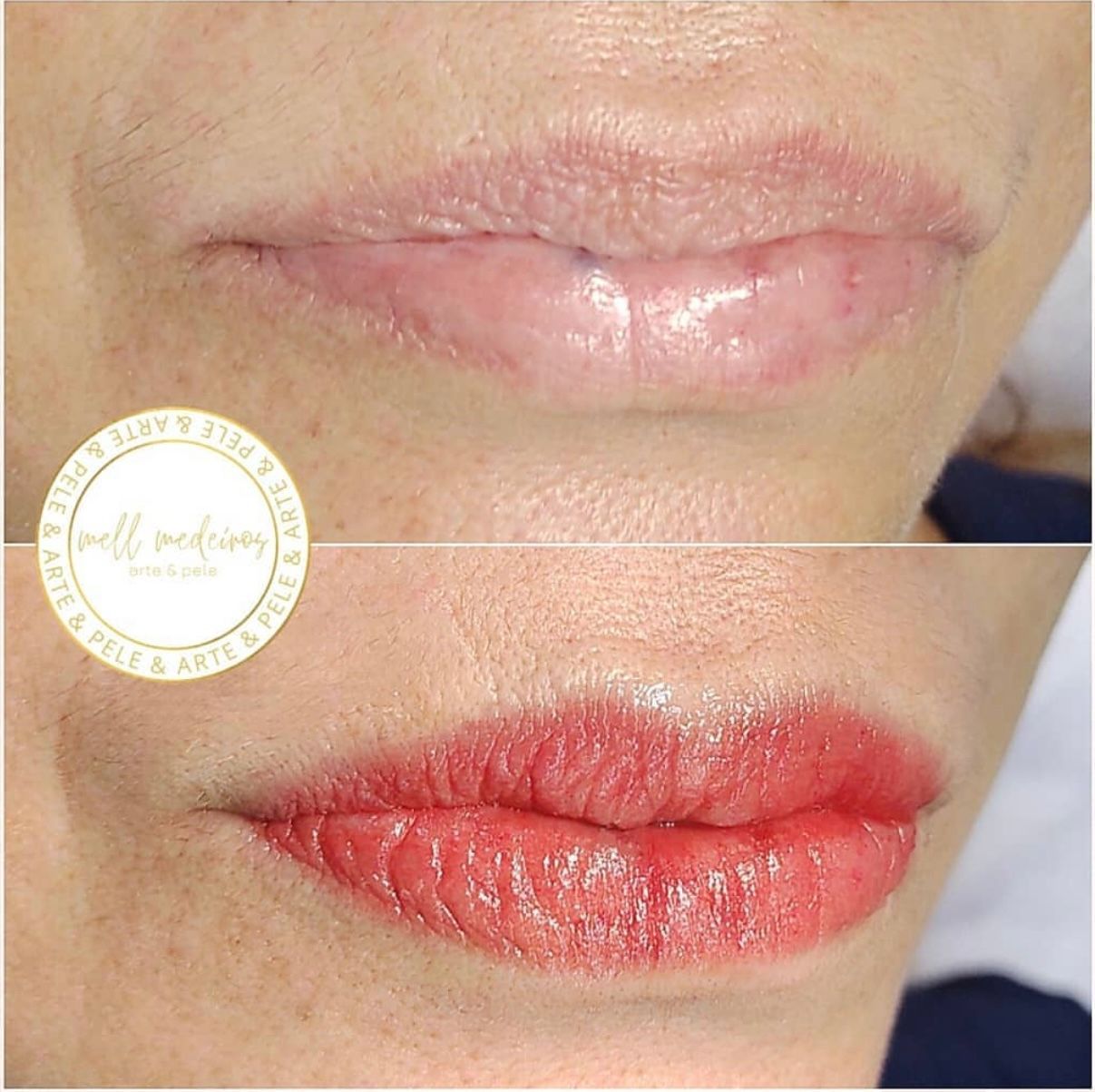 Micropigmentation des Lèvres (Lip Blush) - Melissa Medeiros - Mell Medeiros
