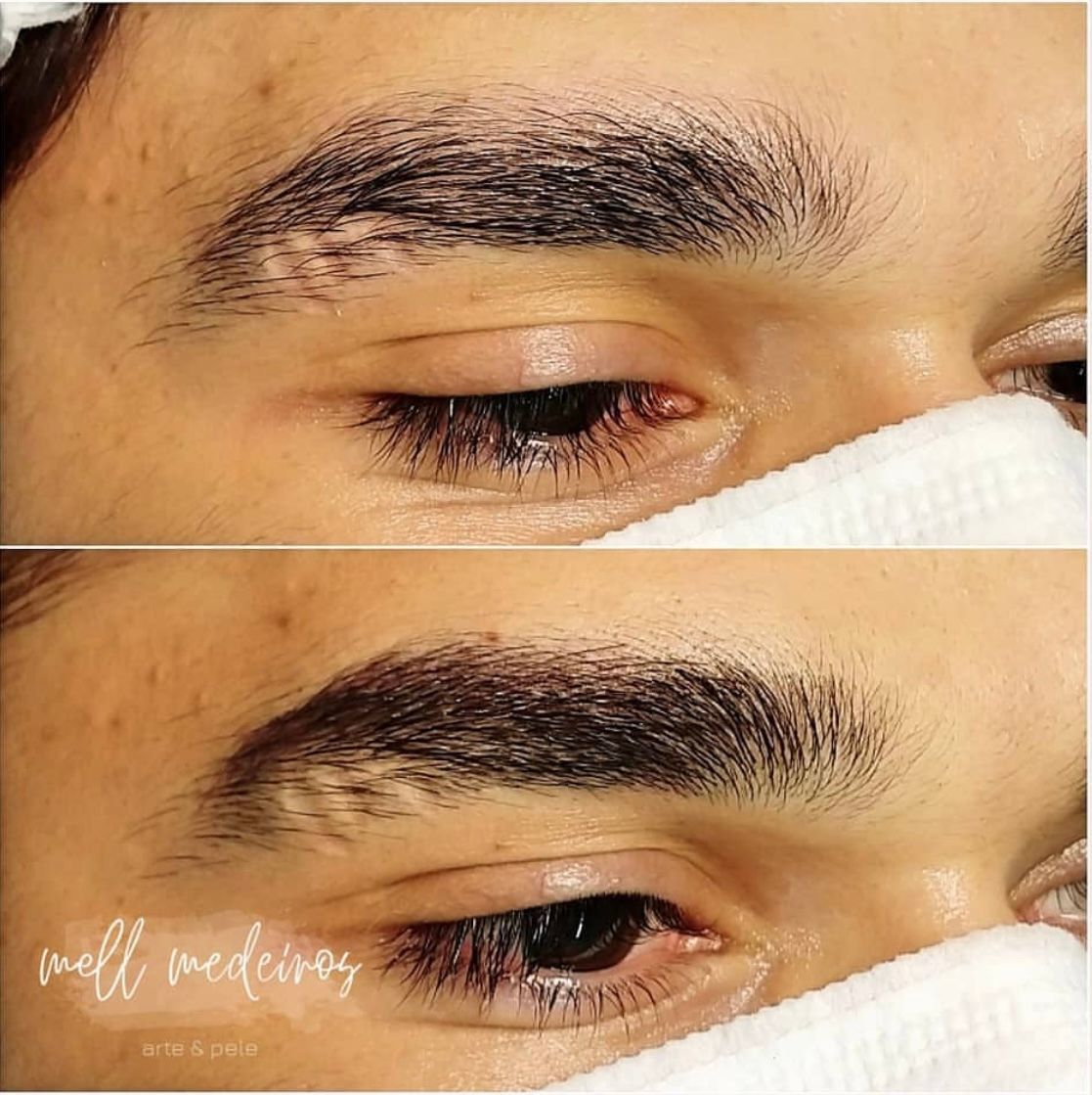 Micropigmentation des Sourcils pour Hommes - Melissa Medeiros - Mell Medeiros