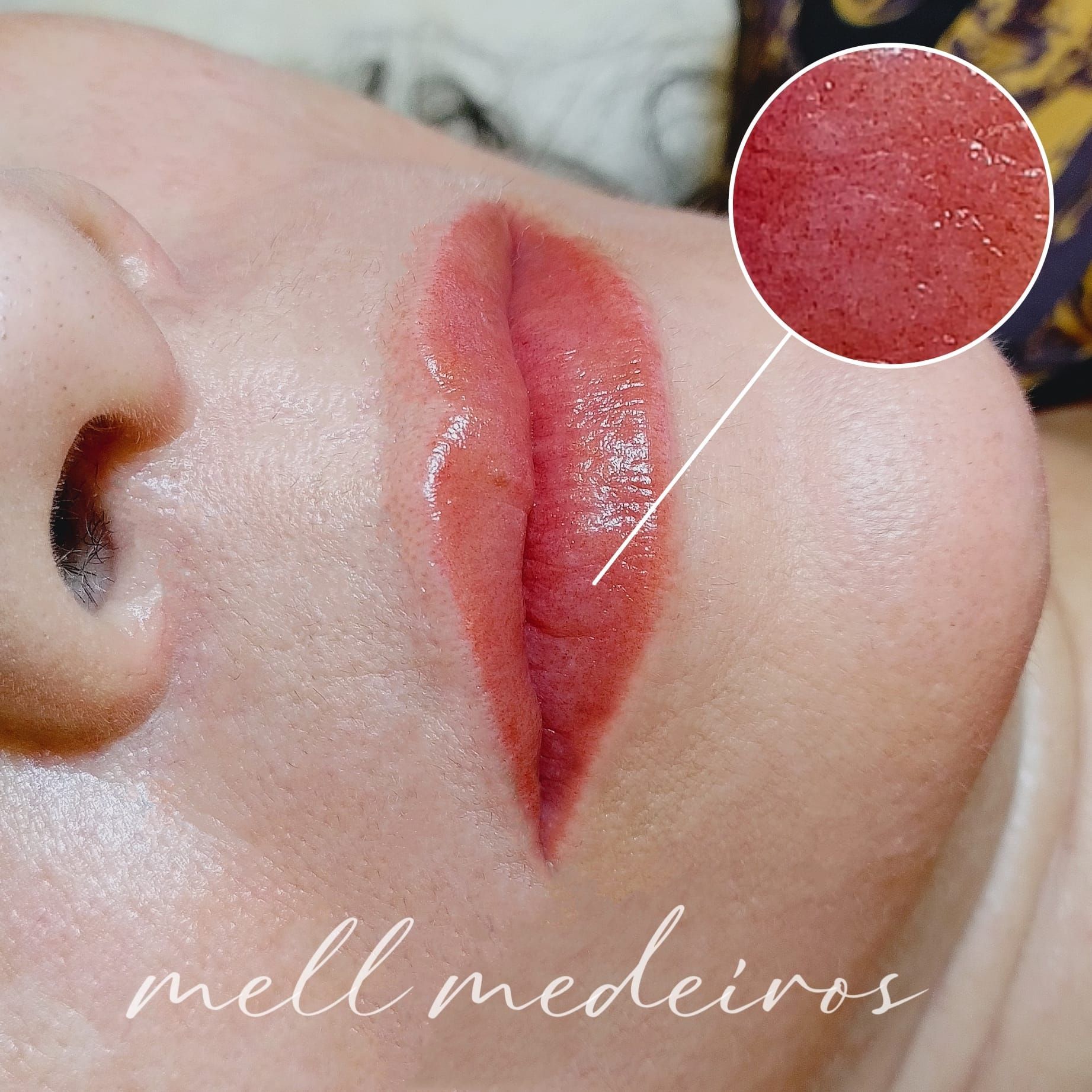 Micropigmentation des Lèvres (Lip Blush) - Melissa Medeiros - Mell Medeiros