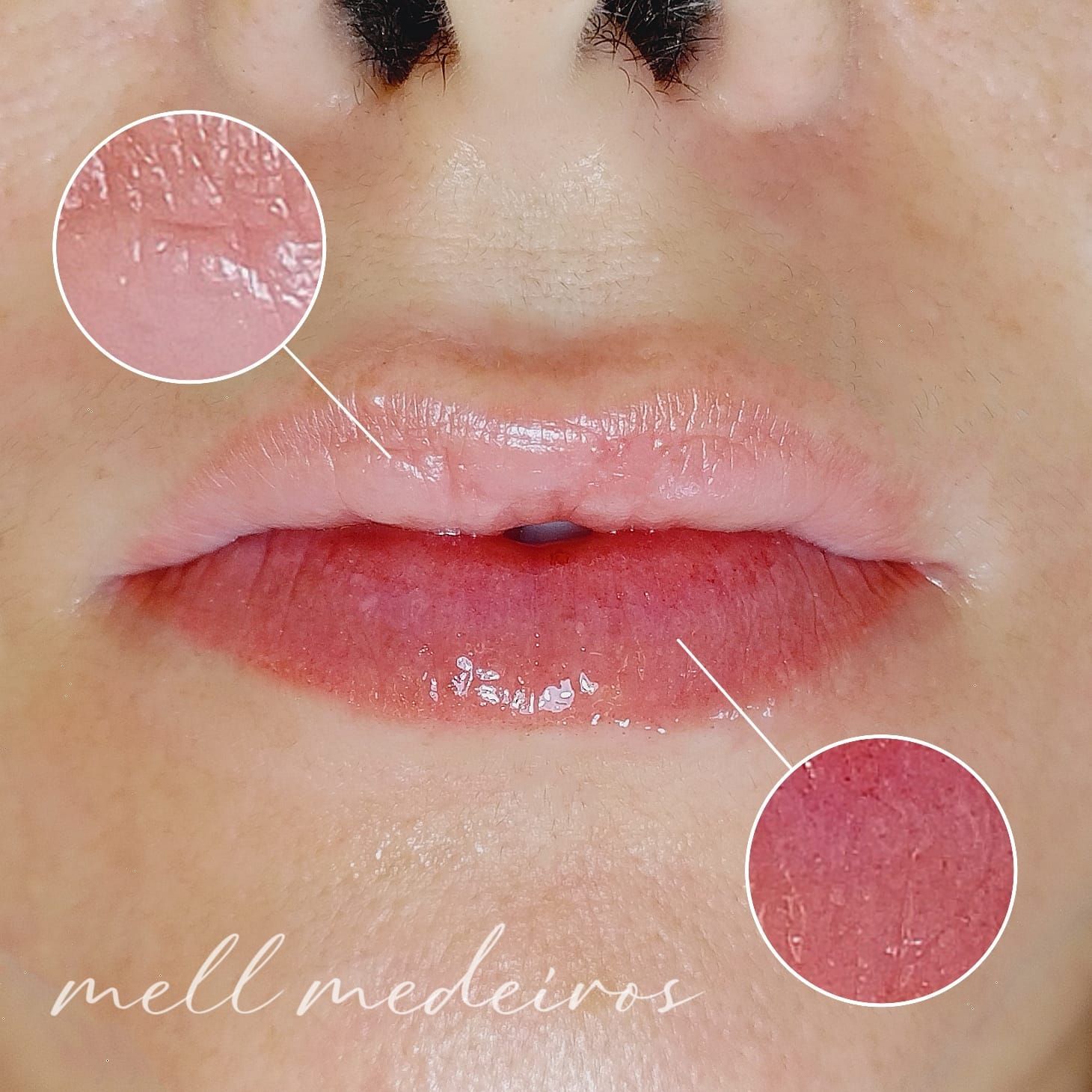 Micropigmentation des Lèvres (Lip Blush) - Melissa Medeiros - Mell Medeiros
