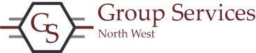 A group services north west logo on a white background