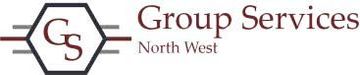 A group services north west logo on a white background