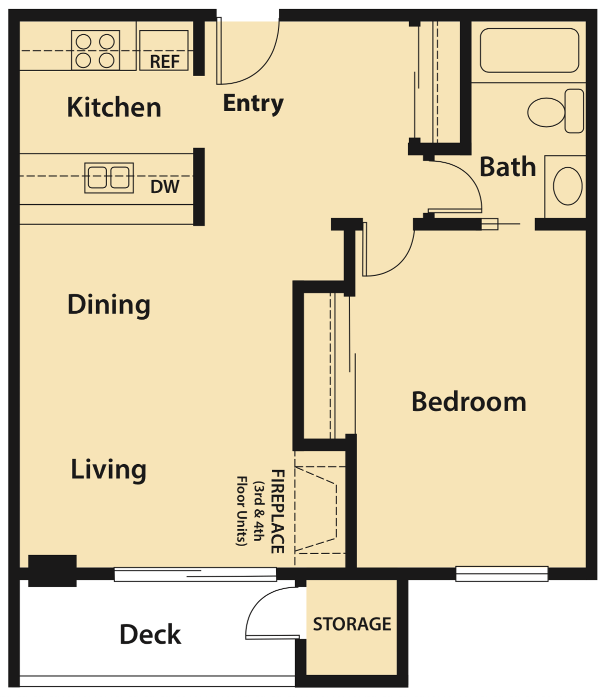 Floor Plan C | Four Seasons Apartments