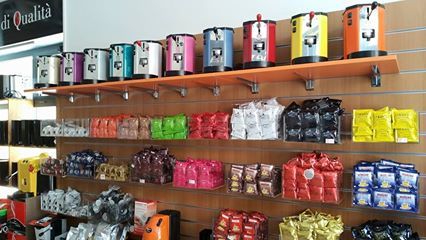 esposizione di miscele di caffè