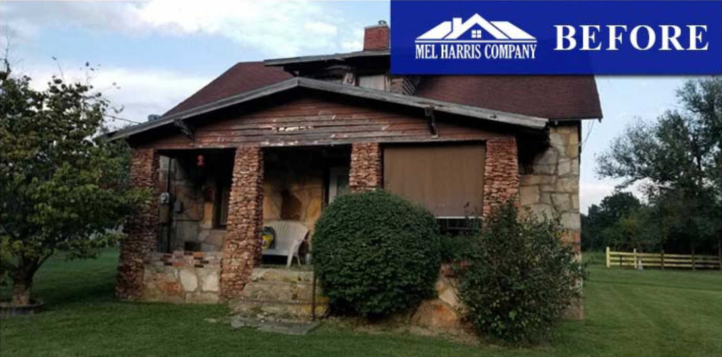 A picture of a house before it was remodeled