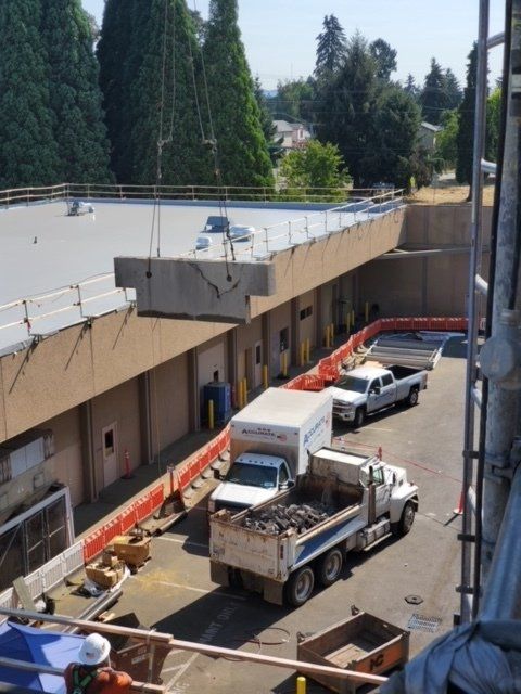 Lifting heavy concrete object — Vancouver, WA — Accurate Concrete Cutting