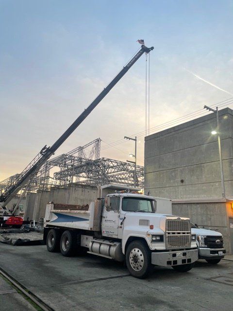Buildings with framework under construction — Vancouver, WA — Accurate Concrete Cutting