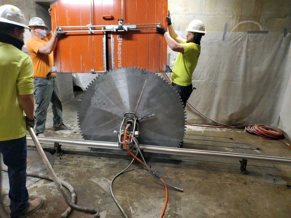 Big sharp circular blade — Vancouver, WA — Accurate Concrete Cutting