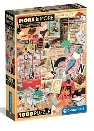 Rompecabezas de 1000 piezas en caja con diseño de collage 