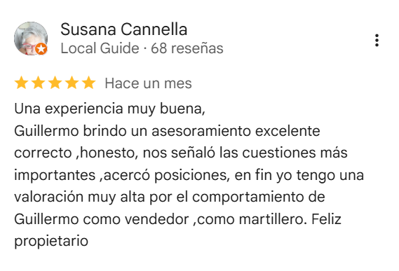 Reseña de Guillermo, vendedor y subastador, por Susana Cannella.