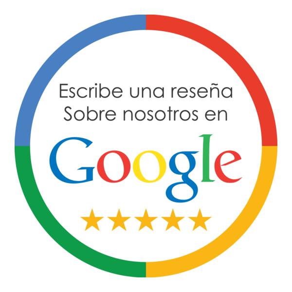 Google review logo: Circle with Google logo and text