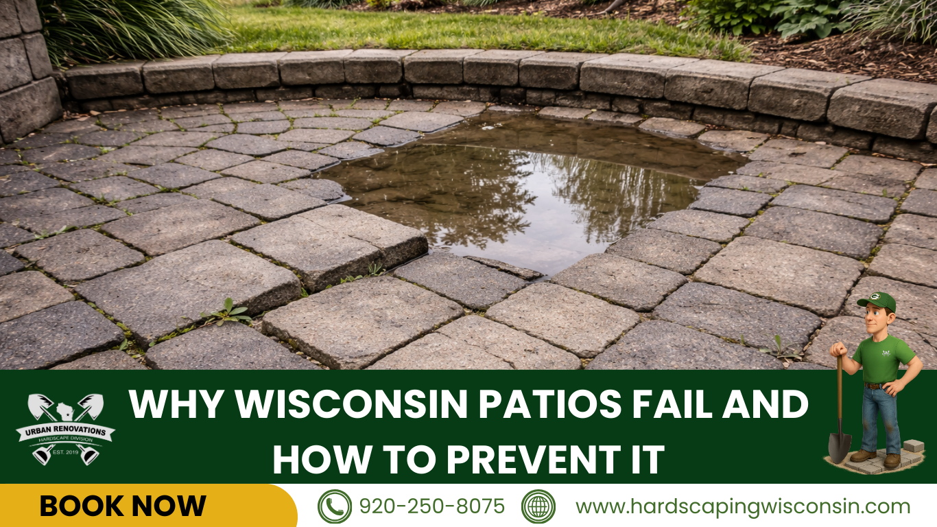 Why Fox Valley Patios Crack, Sink, and Fail
