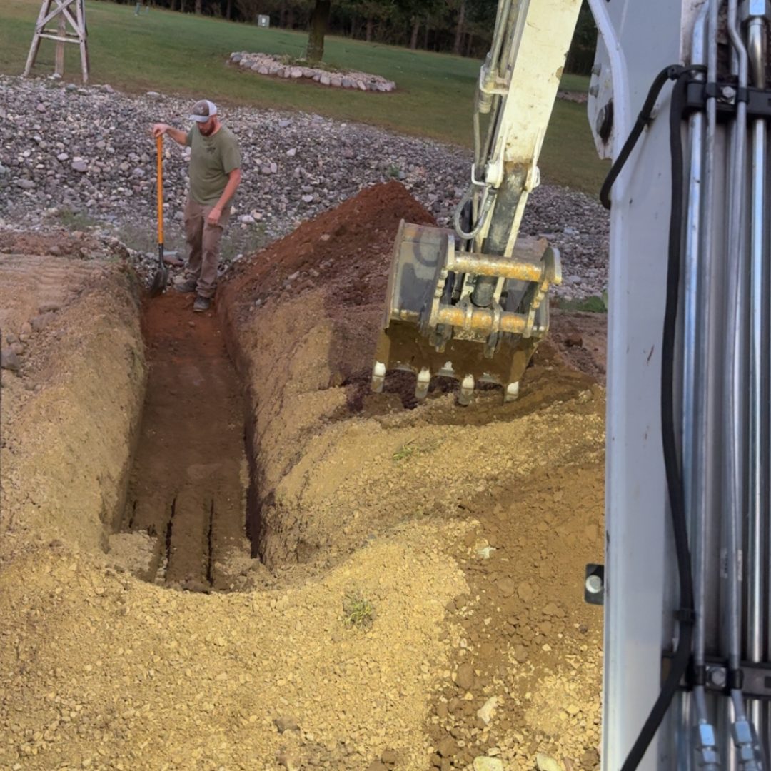gravel driveway install