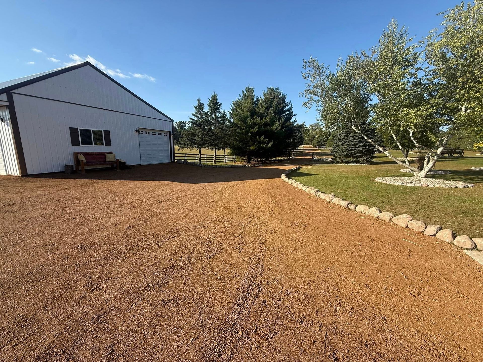 gravel driveway installation
