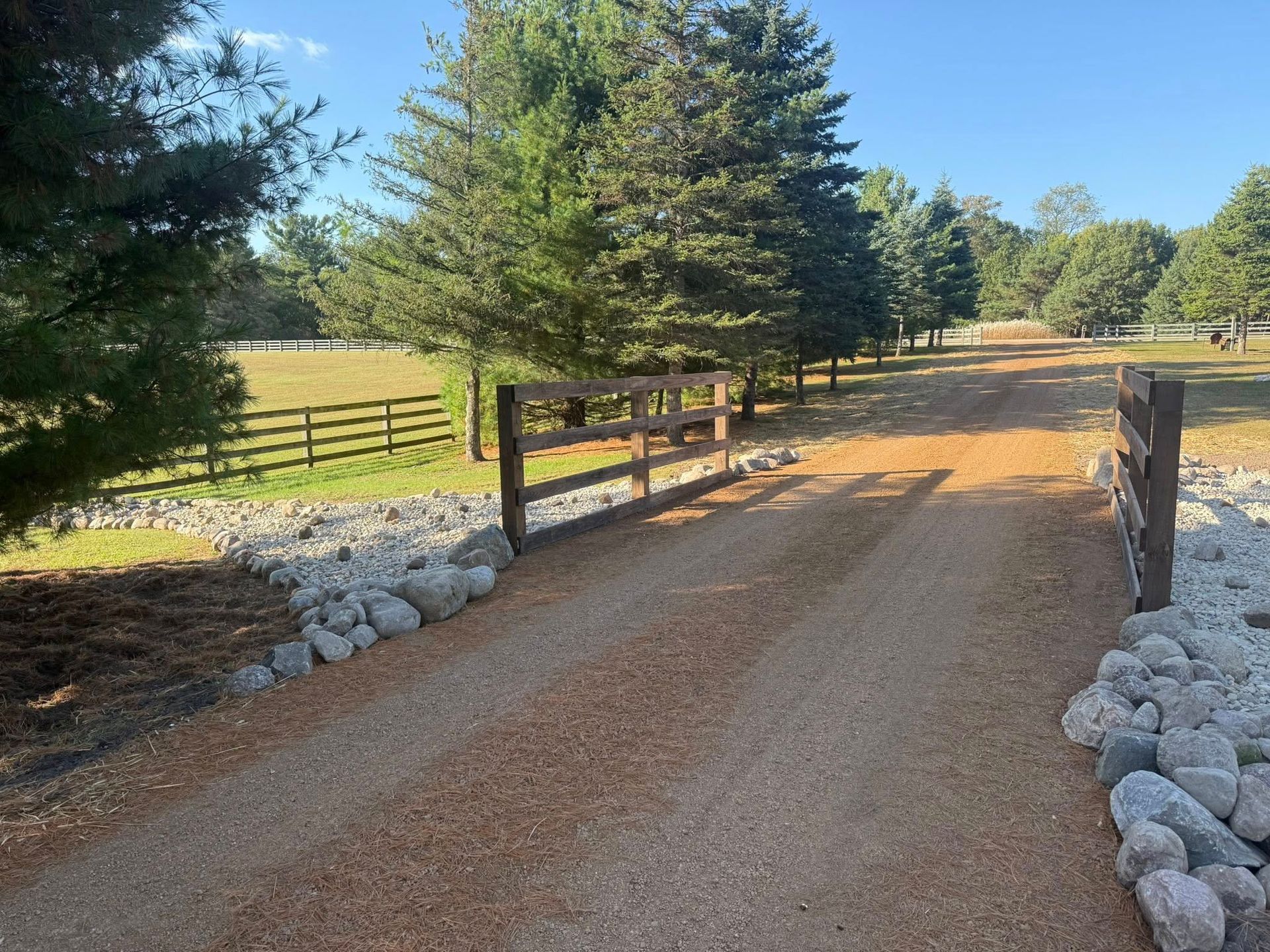 gravel driveway installation