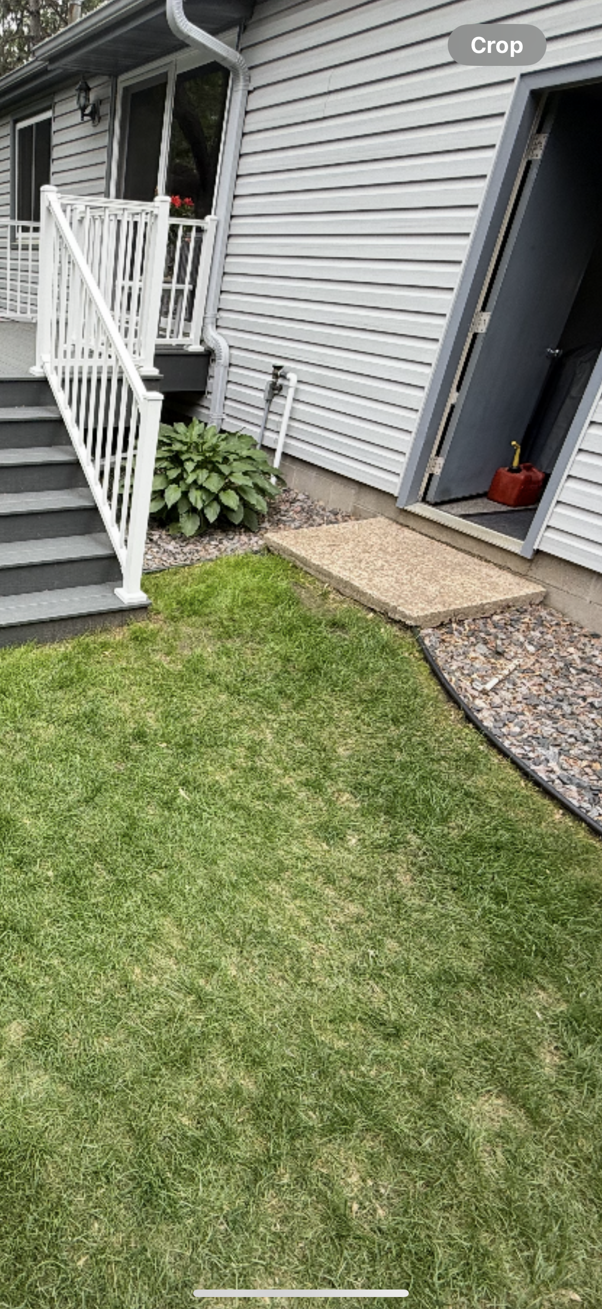 Paver patio hardscaping project