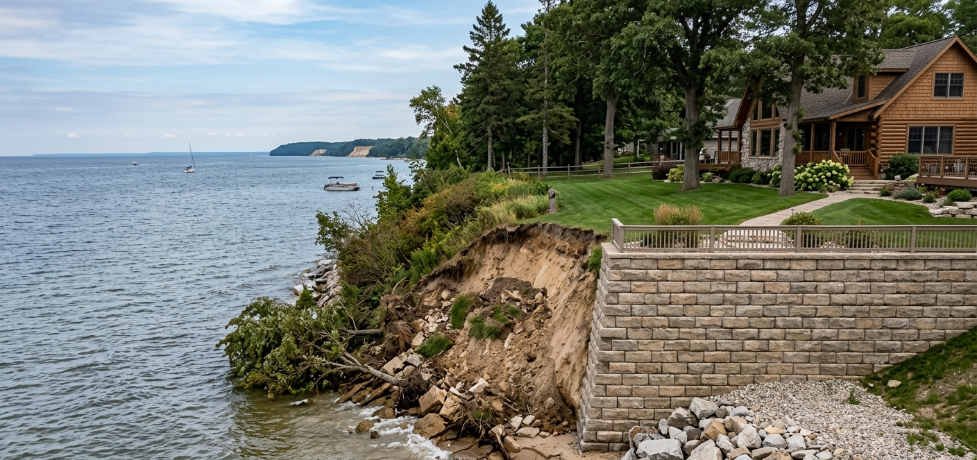 retaining wall Appleton
