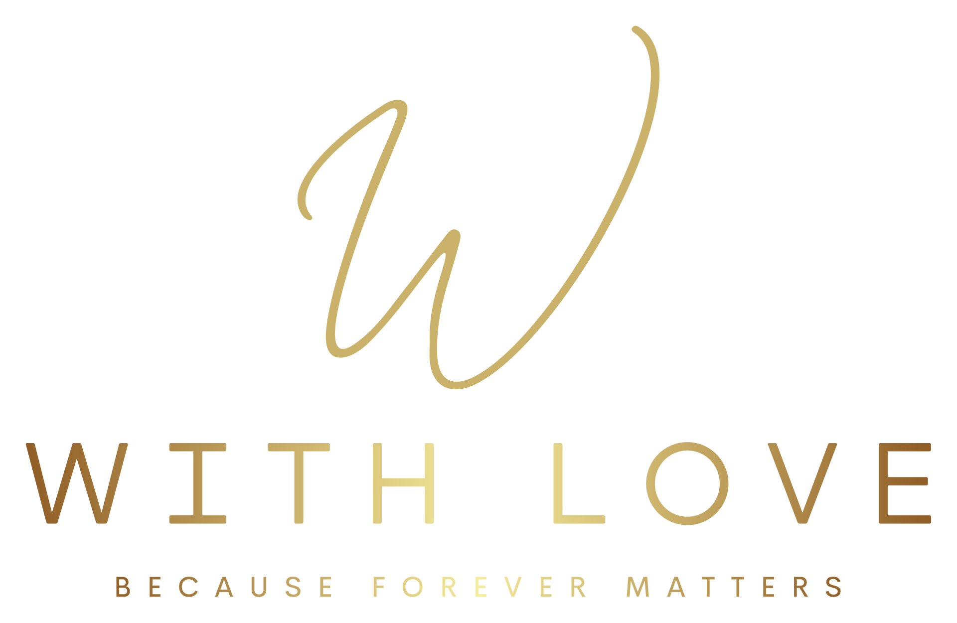 Gold logo: Script
