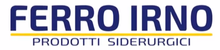 Un logo blu e giallo per ferro irno