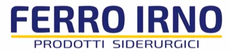 Un logo blu e giallo per ferro irno