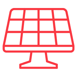 icon of solar panel