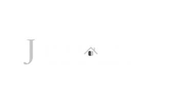 Logo for General Design LLC, featuring a stylized house icon in red and beige with the company name in white lettering.