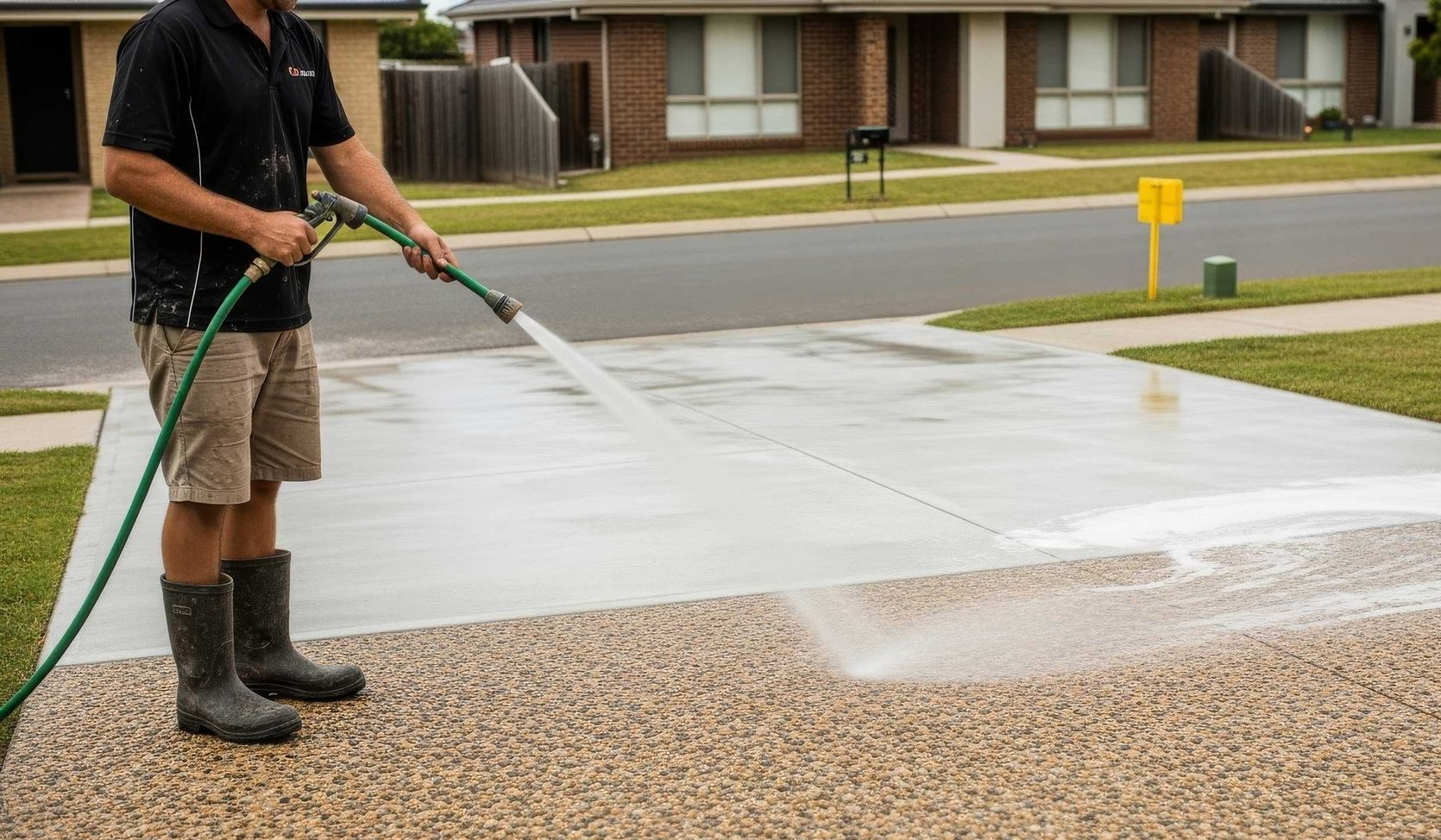Exposed Aggregate Driveway Bendigo