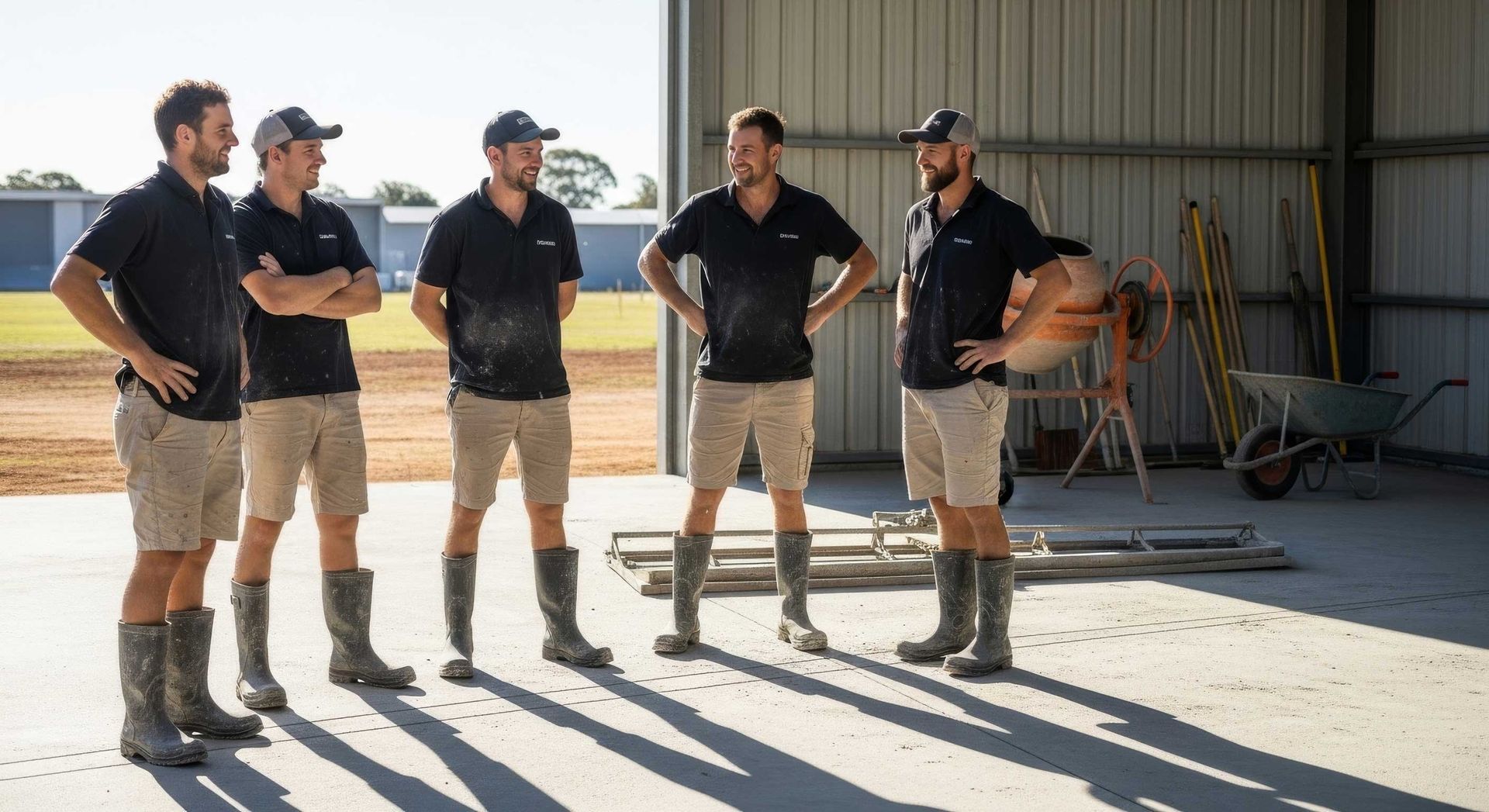 Fortress Concreting Bendigo Team Photo