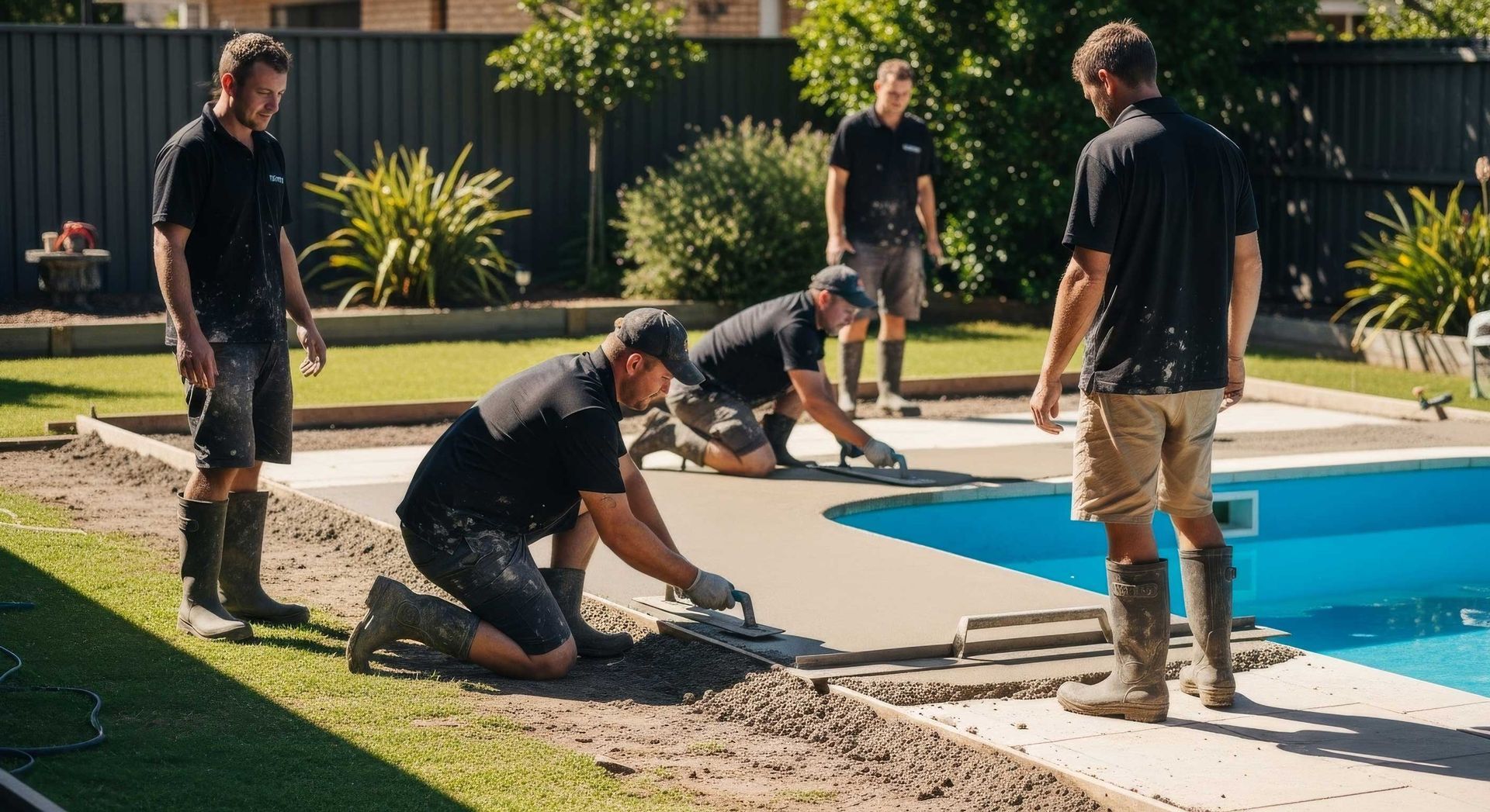 Pool Surround Concreting Bendigo
