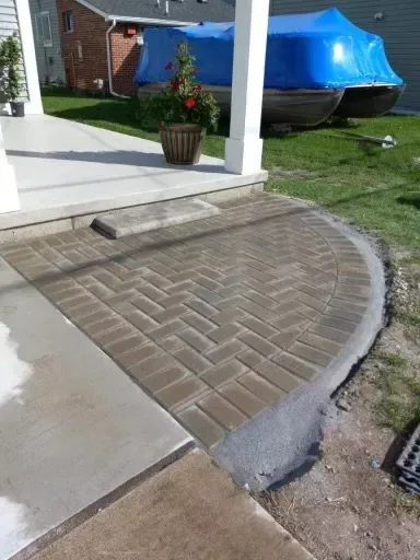 Brick Walkway — Livonia, MI — Nate's Family Tree Service