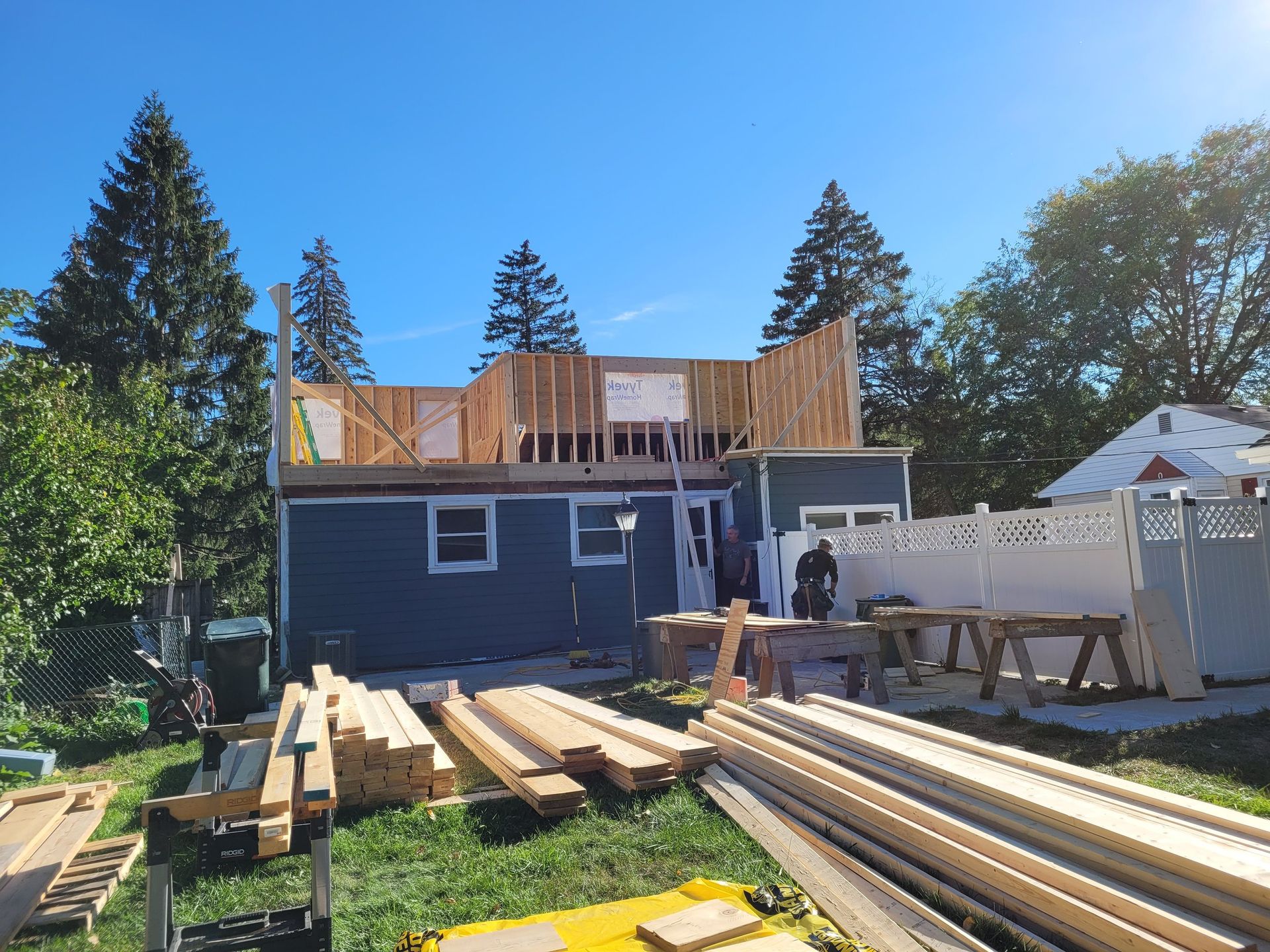 Home addition project