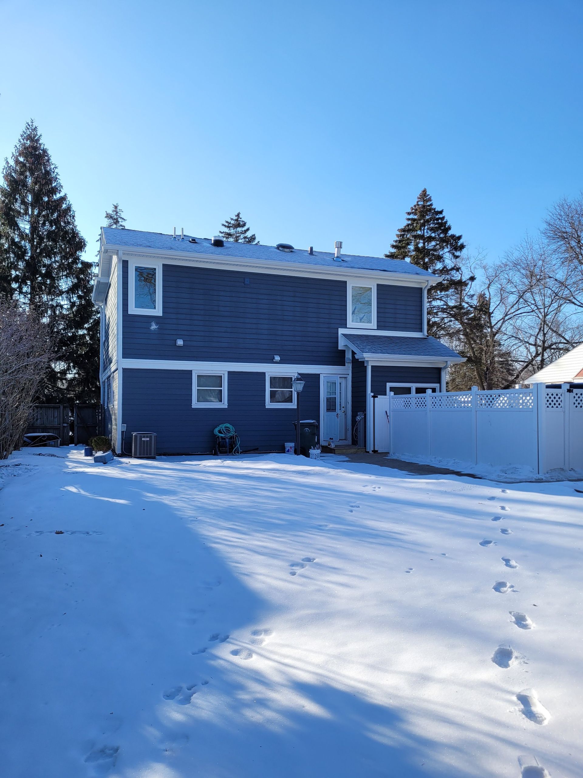 Home addition progress and finish