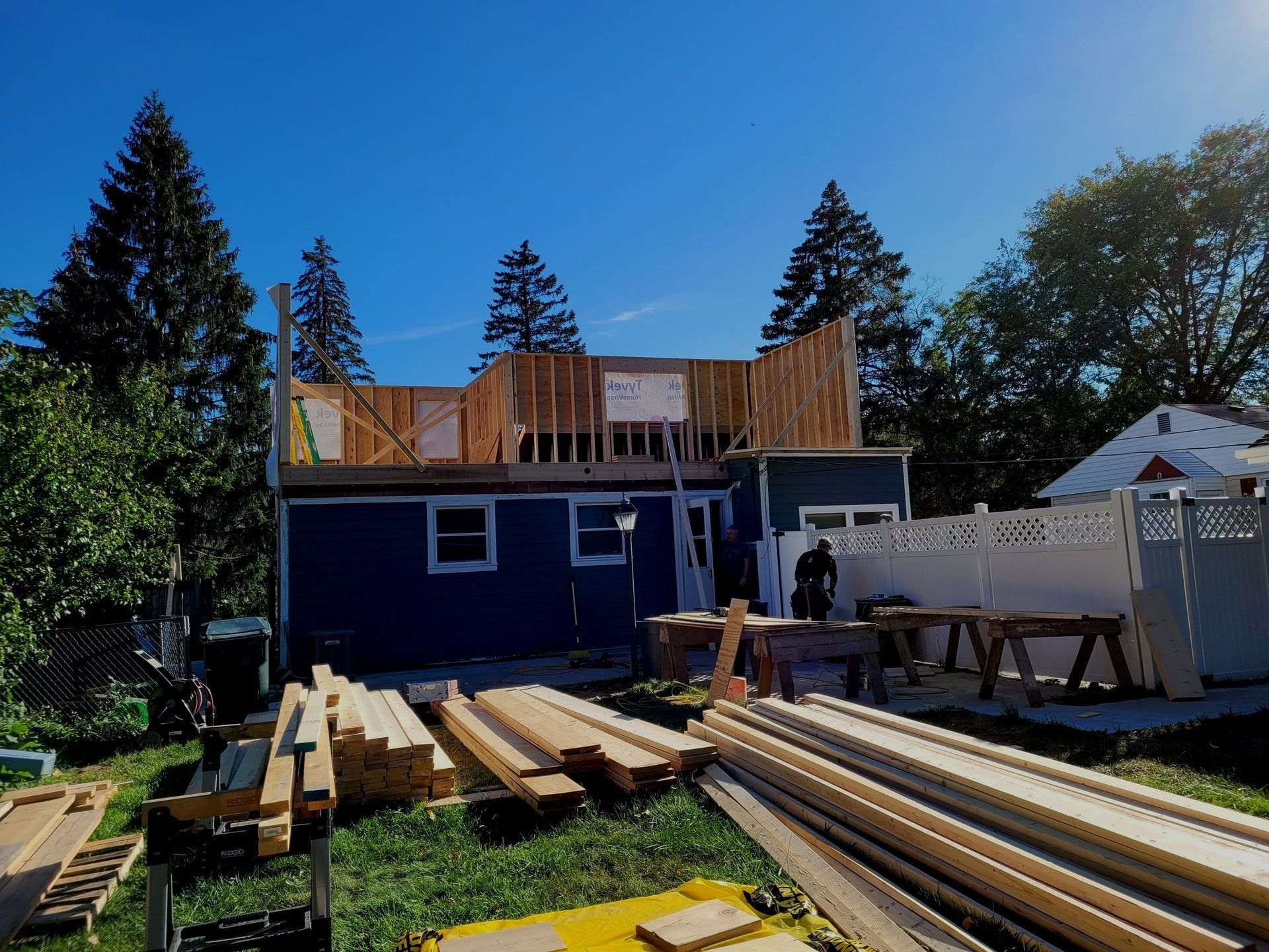 Home addition by Franchi Construction