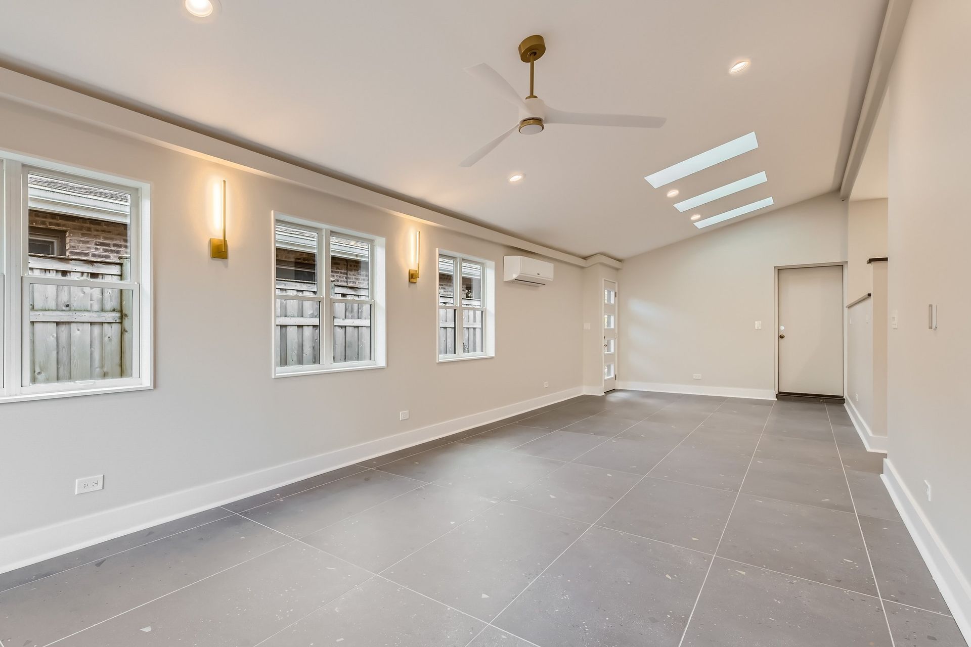 Finished recreation room
