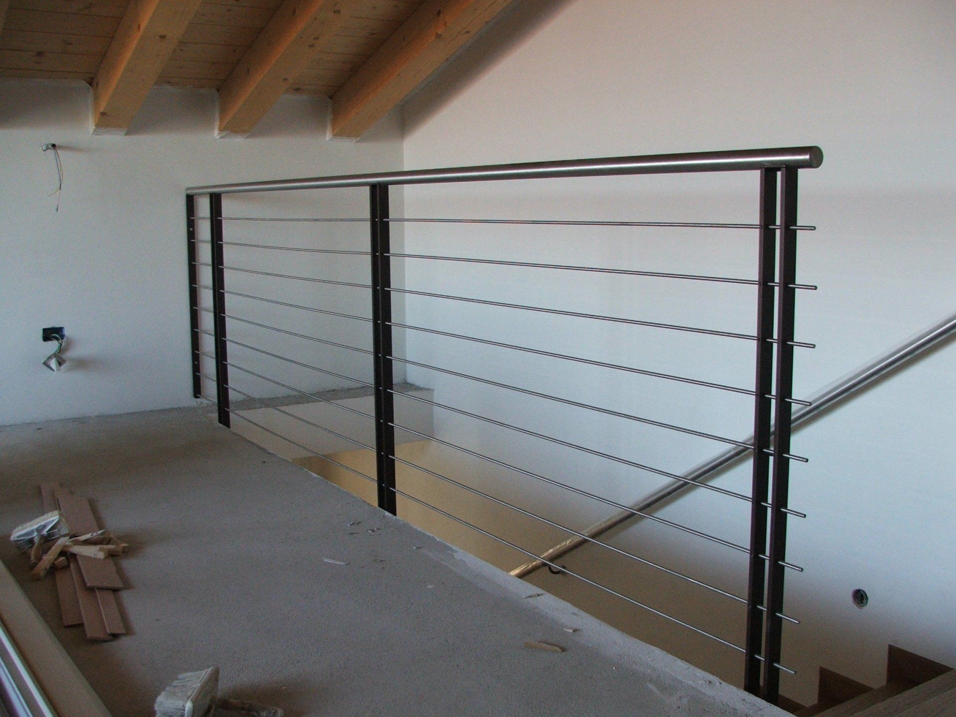 parapetto interno e ringhiere a Treviso