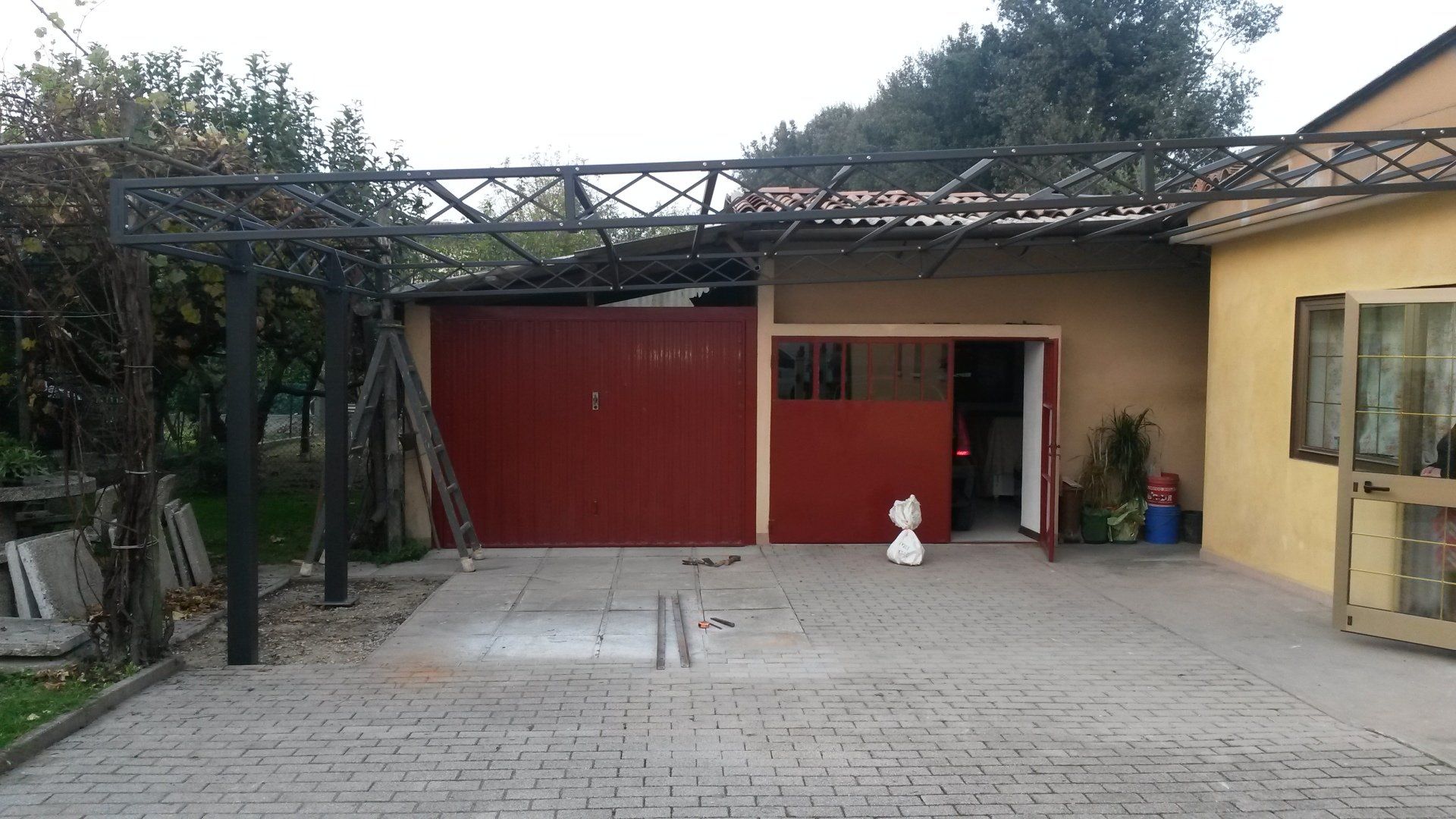 pergole a Treviso in ferro