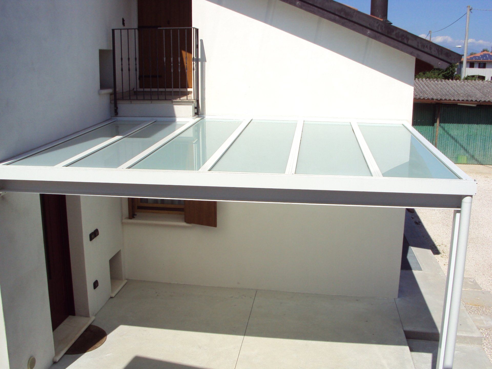 pergole a Treviso con copertura