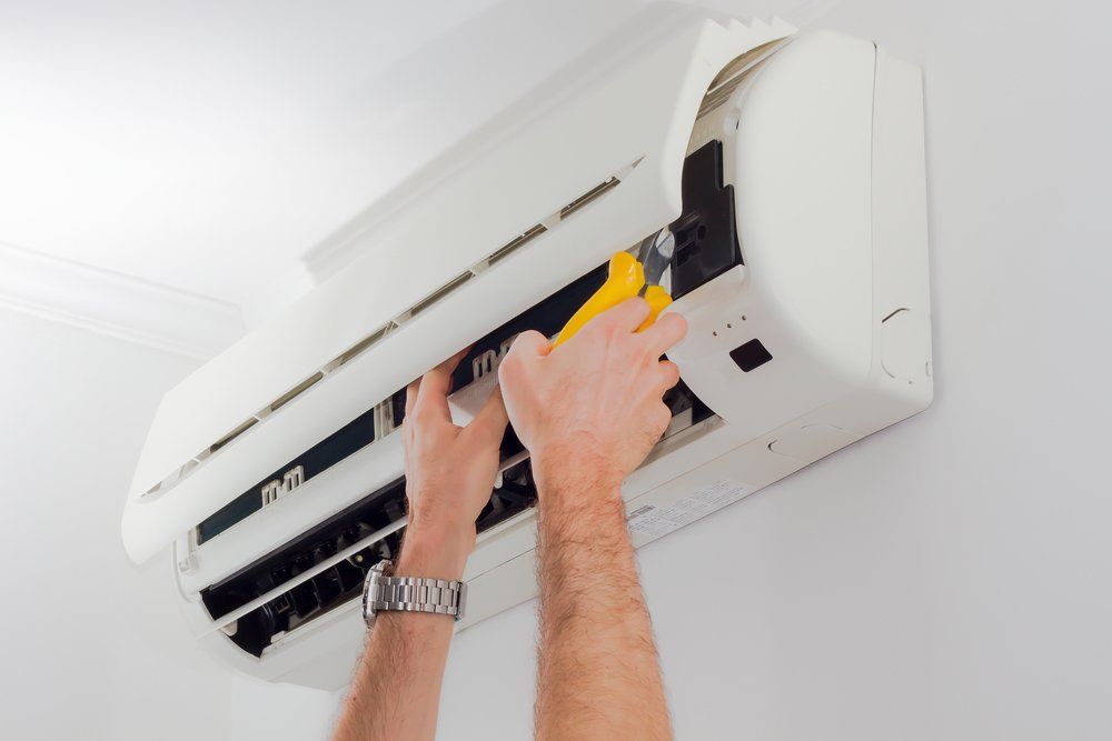 Air Conditioner Filter Cleaning — Air Conditioning Services in Wollongong, NSW