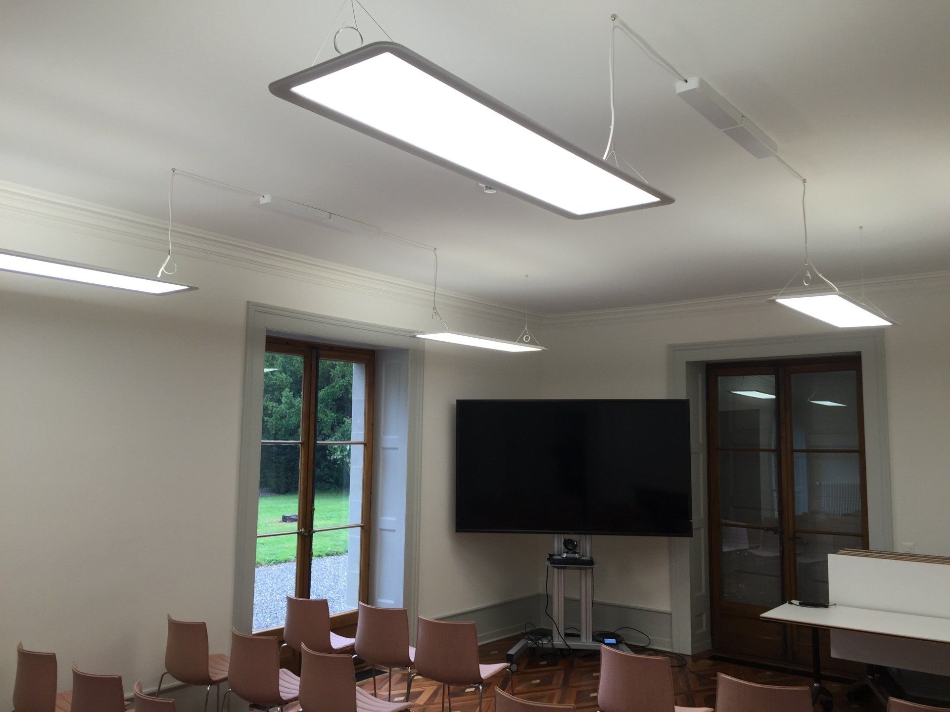 Travaux de la salle de conférence chez Ecogia